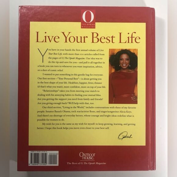 OPRAH’S 2005 Live Your Best Life -1st printing, Hardcover Self Help Book - Picture 2 of 4